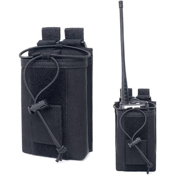 1000D Nylon Outdoor Tactical Pouch Sports Military Molle Radio Walkie Talkie - Picture 2 of 7